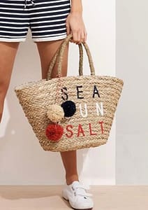 Sea-Sun-Beach Straw Bag