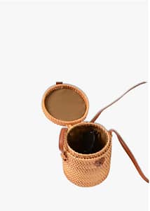 Lyne Raffia Bucket Handbag