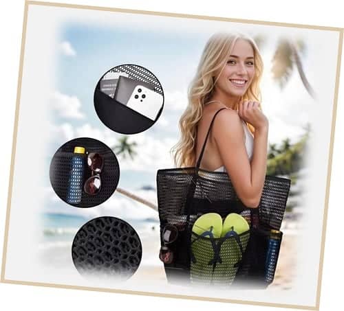 Large Multipocket Beach Bag 3