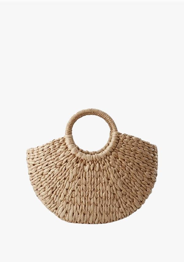 Femme Rattan Beach bag - beige