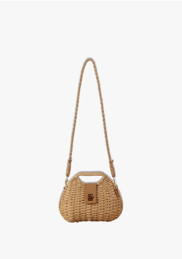 Terra Baby Shell Handbag - beige