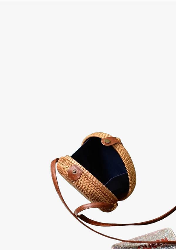 Jules Round Rattan Bag