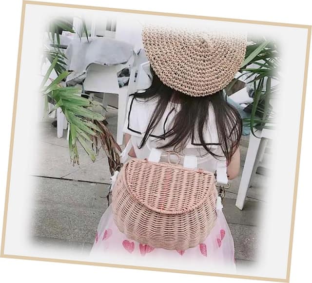 Huggie Kids Rattan Backpack