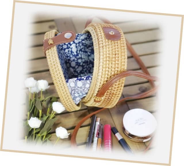 Islo Woven Round Bag