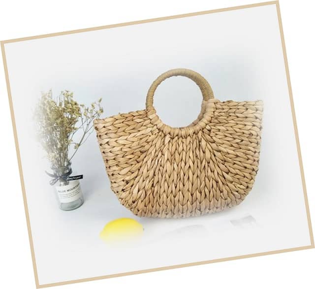 Femme Rattan Beach Bag