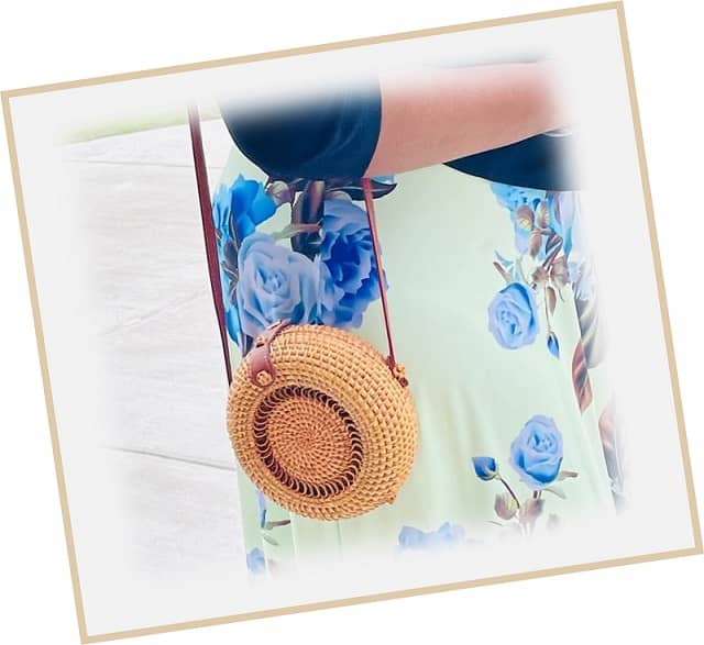 Jules Round Rattan Bag