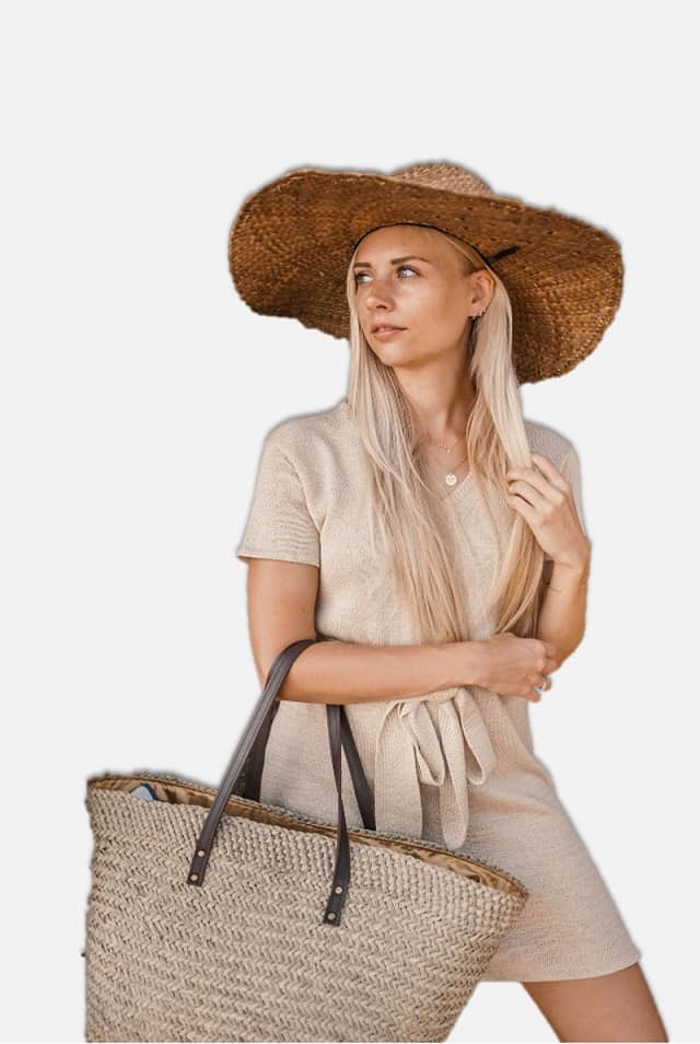 Raffia bag