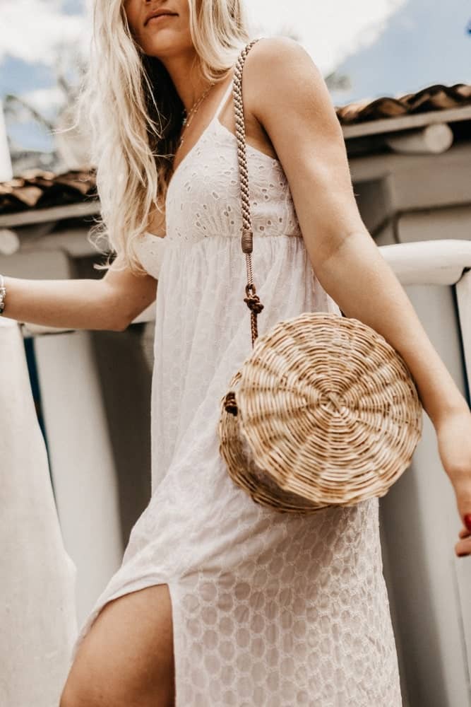 Straw Shoulder bag